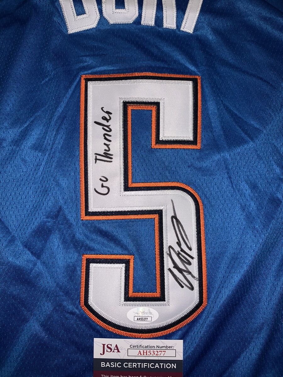 Luguentz Lu Dort Signed Jersey JSA Oklahoma City Thunder GEM Luguentz Lu Dort Signed Jersey JSA Oklahoma City Thunder GEM