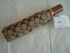 COACH USED Genuine Luxury Umbrella Rain Umbrella Multicolor Premium Gorgeous 4