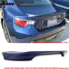 Fits 13-20 Scion FRS/Subaru BRZ/Toyota GT86 TRD Trunk Spoiler Painted #E8H Blue