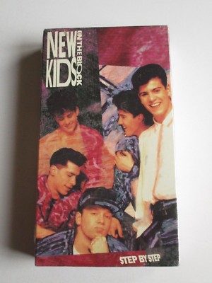 New Kids On The Block STEP BY STEP VHS (1990) NEW