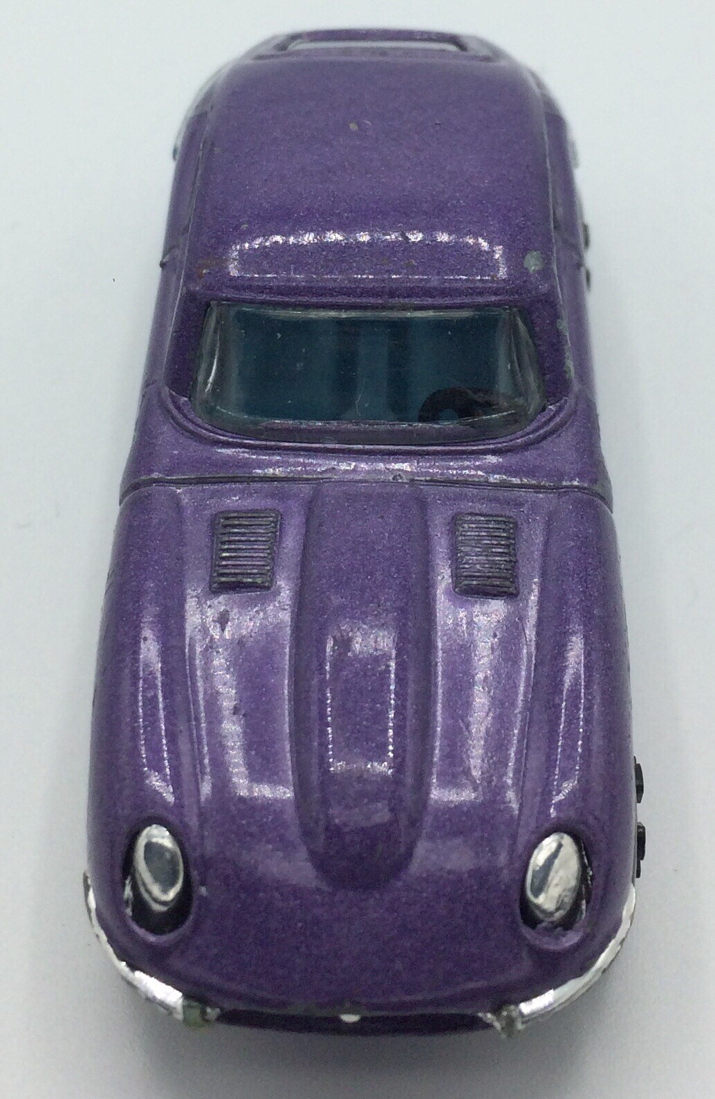 Vintage 1970s Playart '67 Jaguar EType 2+2 Purple Diecast Car 164