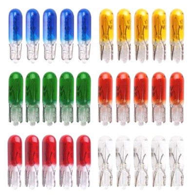 10pcs T5 12v 1.2w car halogen instrument lights Dashboard bulb auto interior  ZF