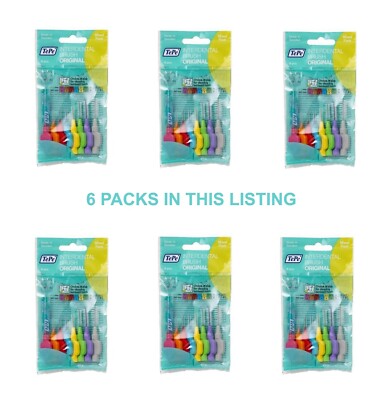 TePe Interdentalbürste 8er Pack - verschiedene Größen gemischtes Paket Konvolut 6 Packungen