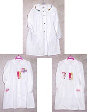 White Elementary School Apron Naughty Vagabond Girl