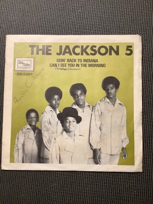  7 THE JACKSON 5  (MICHAEL JACKSON) ''GOIN' BACK TO INDIANA'' 1970 NUR COVER !