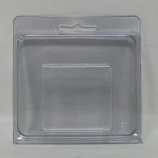 Clear Plastic Clamshell Package Container, 3.87" H x 3.87" W x .62" D Box 350 Pc