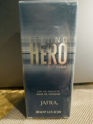 Jafra Legend Hero Eau De Toilette 3.3 FL.OZ. Aromatic Fougere Woody New With Box