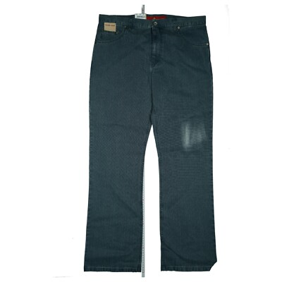 ALBERTO Rock Herren Men Jeans Comfort Fit Hose Gr.52 W37 L32 Blau gestreift NEU.
