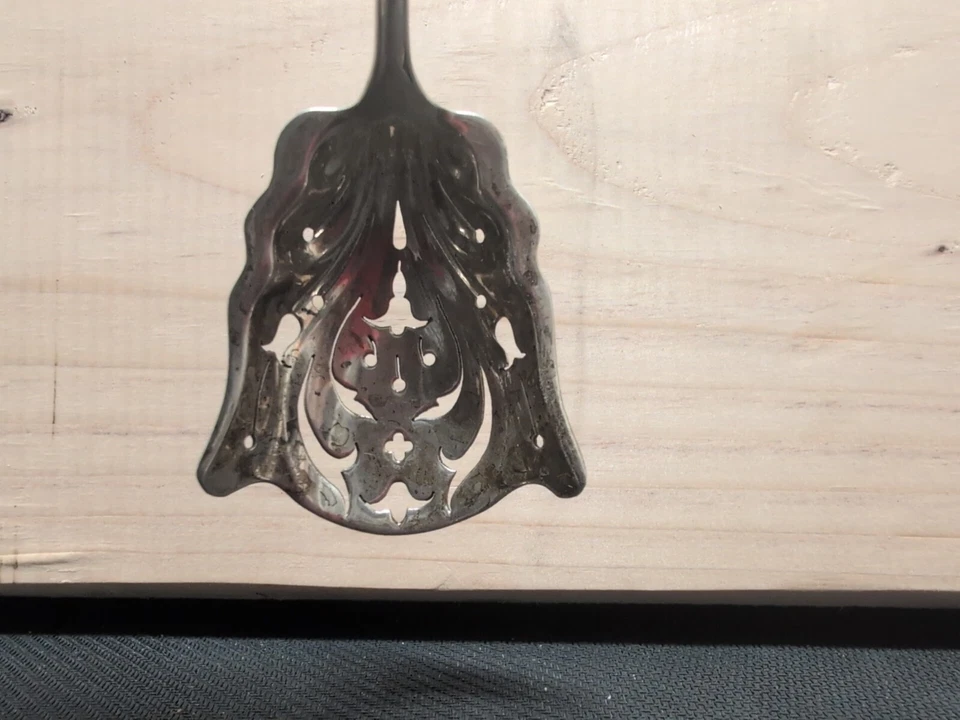 RARE VINTAGE MECHANICS SILVER CO TEA CADDIE SCOOP SPOON STERLING SILVER 925 4.5" - Image 2 of 4