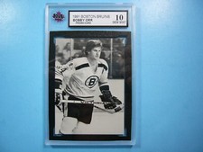 1991 NHL HOCKEY PROMO PROMOTION CARD NNO BOBBY ORR KSA 10 GEM MINT BOSTON BRUINS