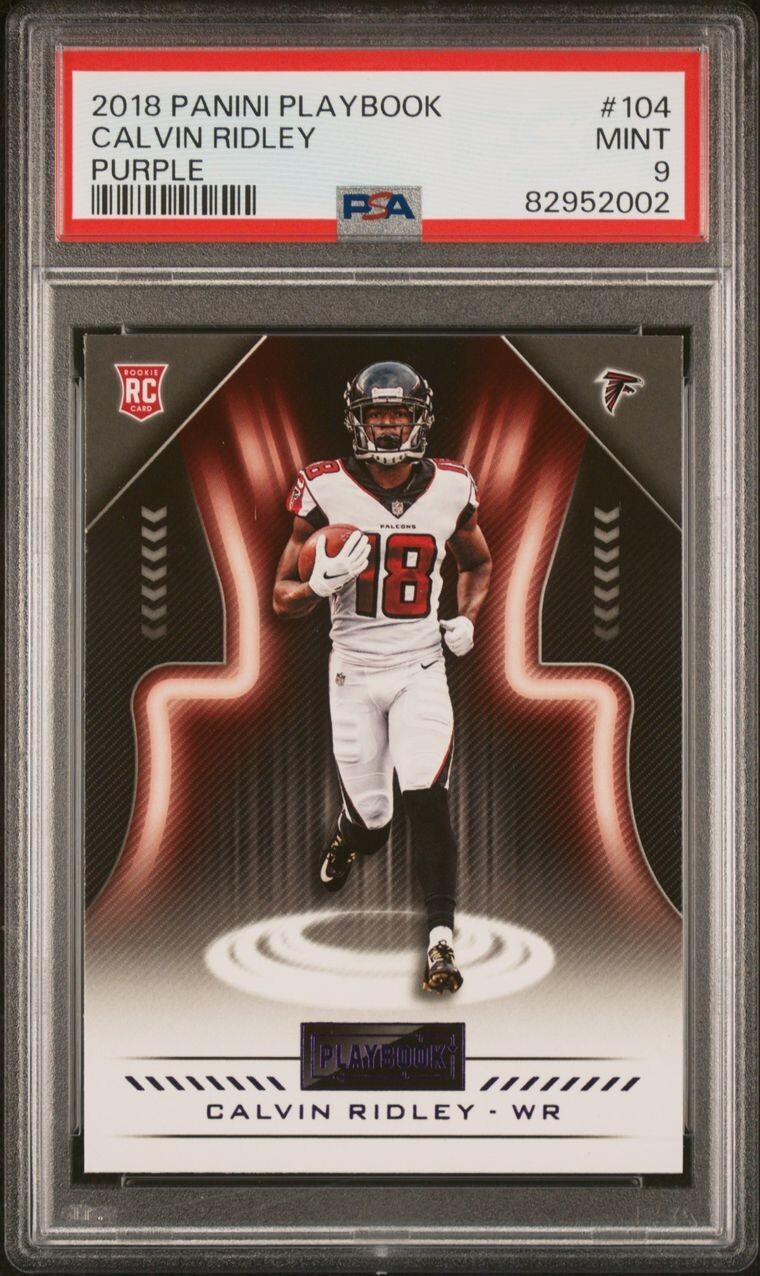 Calvin Ridley Panini Playbook #104 Purple