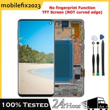 TFT LCD Display Touch Screen Digitizer Assembly Silver For Samsung S10 G973U