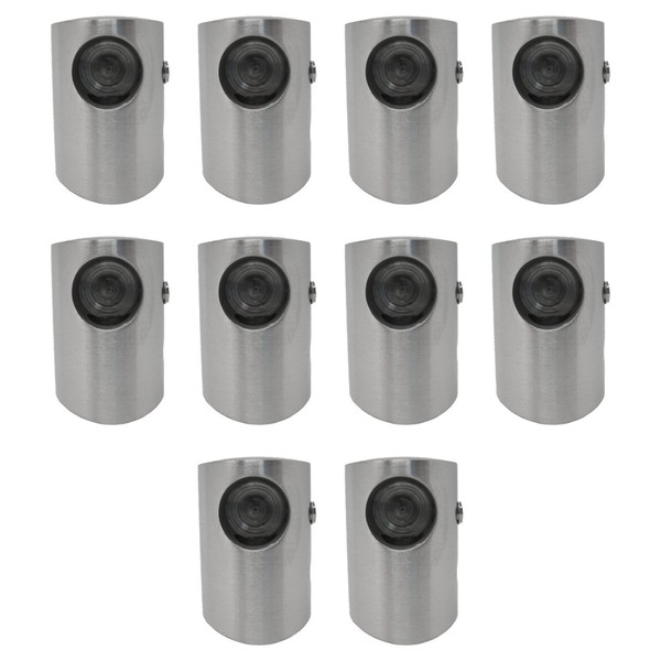 Querstabhalter EndstüCk Links Edelstahl Ø 22 Mm FüR 12 Mm RundstäBe 10Er Set-image