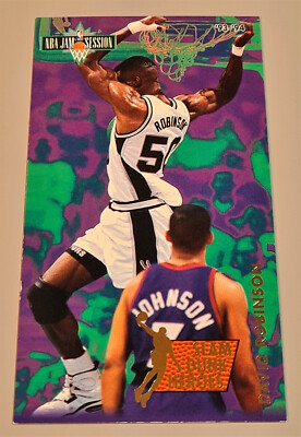 David Robinson # 8 of 8 SLAM DUNK HEROES NBA Jam Session 1993 Fleer NM Vintage