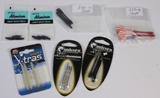 Dart Shaft Lot Unicorn XL Aluminum Plastic Dealer Stock Bundle 1986 Flights