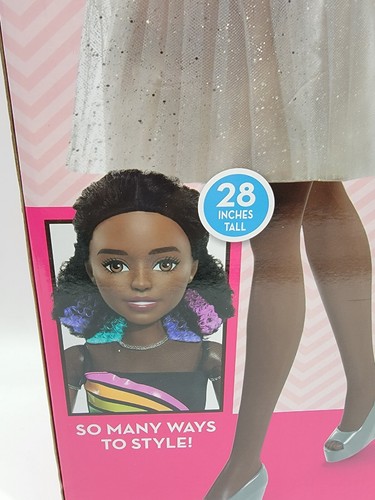 Beautiful Brown Skin 28" Barbie Doll Rainbow Sparkle Best Fashion Friend... - Picture 10 of 13