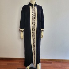 Vintage 70s Vanity Fair Robe Dressing gown Leopard