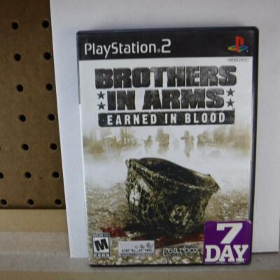 Playstation 2 Black Label Game Brothers in Arms Earned In Blood