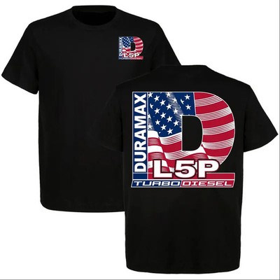 Duramax L5P American Flag Turbo Diesel T-shirt