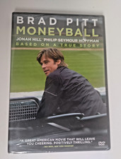 Sealed Money Ball Movie DVD Based on a True Story With Brad Pitt New Rated PG13