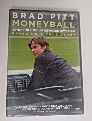 Sealed Money Ball Movie DVD Based on a True Story With Brad Pitt New Rated PG13