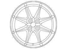 Genuine Mazda Wheel Alloy 9965-p5-6560
