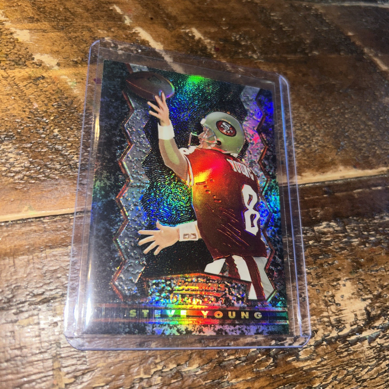Steve Young - 1995 Bowman's Best Stadium Club Refractor #15