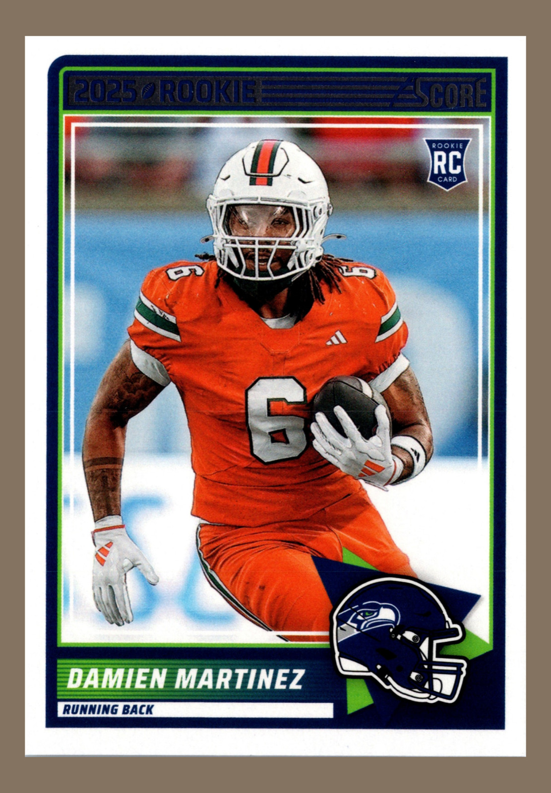 Damien Martinez #46 Rookie 2025 Panini Score (RC)