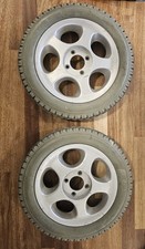 2 x Quickie Salsa M2 solid drive wheel ,electric mobility wheelchair powercha...
