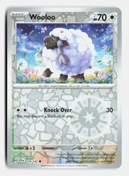 Wooloo 124/142 Common Stellar Crown Reverse Holo