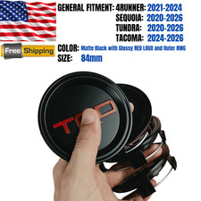 Fit For 4runner Tacoma Tundra Sequoia Trd Pro Center Wheel Caps Matte Black 4pc Fit For 4runner Tacoma Tundra Sequoia Trd Pro Center Wheel Caps Matte Black 4pc