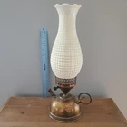 Vintage Hobnail Milk Glass Lamp
