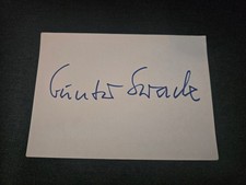 GÜNTER STRACK signed autograph 10x15 cm blank/index card in person