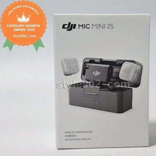 Genuine DJI Mic Mini 2S (2 TX + 1 RX + Charging Case) Microphone - FedEX