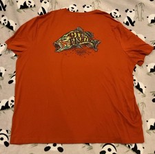T-shirt Columbia PFG Pêche Manches Courtes Orange, Taille 2XL, 100% Coton, Occasion