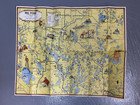1952 BIG FORK Itasca County MINNESOTA Brochure PICTORIAL MAP Vintage FISHING — photo 5