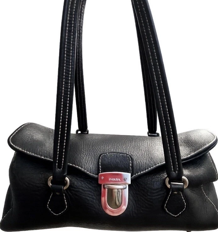 PRADA Vitello Leather Bags & Handbags for Women for sale | eBay