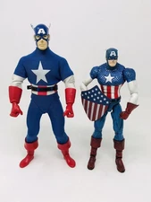 Captain America Marvel Diamond Select 2011 & Origins Signature Series 2006