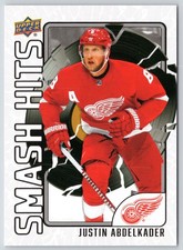 JUSTIN ABDELKADER 2025-26 UD DETROIT RED WINGS CENTENNIAL SMASH HITS #SH-4 90347