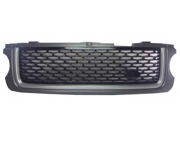 Gitter Grill Vorne FÜR Land Rover Range Rover 2010-2012 GRAU-SCHWARZ-CHROM-image