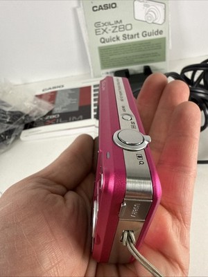 CASIO EXILIM EX-Z80 8.1MP Digital Camera- Hot Pink - MINT | eBay