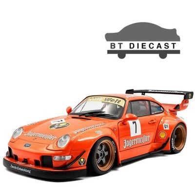 SOLIDO 2020 PORSCHE RWB BODYKIT #7 JAGERMEISTER 1/18 ORANGE S1808506