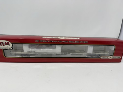 #ad Atlas 20 000 017 ACF 89’4” Flat Car Erie Western – Road #250050 HO Scale NIB NOS $39.99