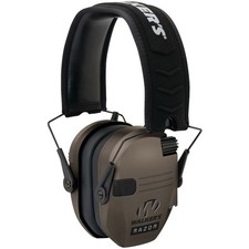 WALKERS GAME EAR Razor Slim Shooter Electronic Folding Muff Flat Dark Earth