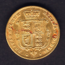 Australia.. 1872 Sydney - Half Sovereign..  gVF - Much Lustre