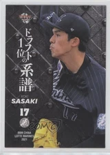 2021 BBM Chiba Lotte Marines Roki Sasaki #M74