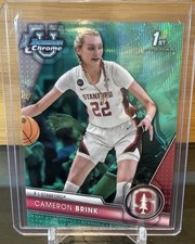 2023 Bowman University Chrome 75 Cameron Brink AQUA WAVE /299 Stanford LA Sparks