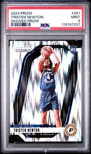 2024 PANINI PRIZM SKEWED PRIZM #261 TRISTEN NEWTON 182/249 PSA 9