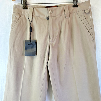 cigarette cotton pants trousers for women deep side pockets Brunello Cucinelli-Cigarette Pants Beige-Pants