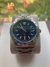 Versace Hellenyium GMT V1101 Sapphire Blue Di...